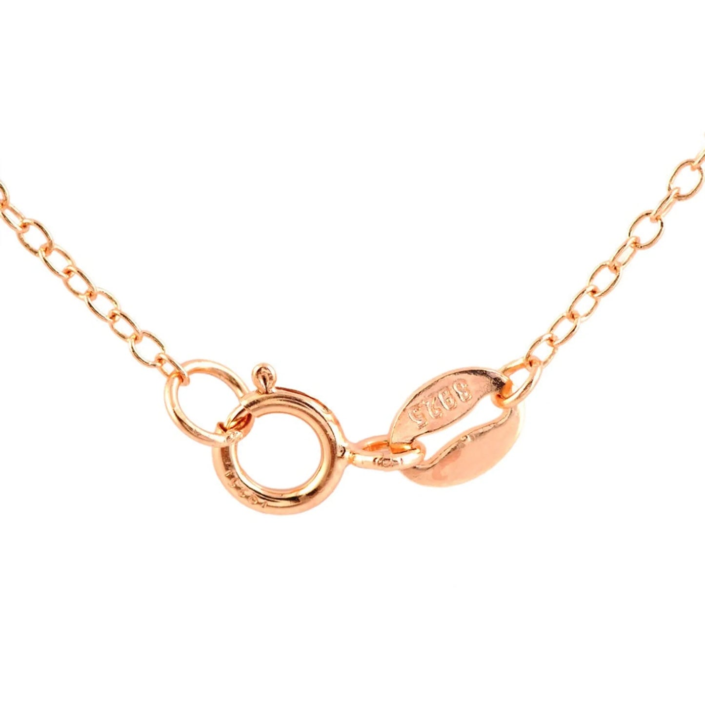 Collette Z Rose Goldplated Sterling Silver Cubic Zirconia Marquise Shape Necklace