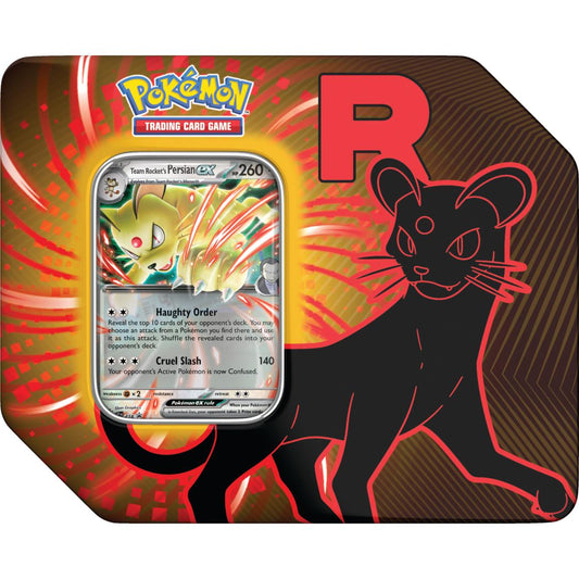 Pokémon Trading Card Game: Team Rocket Tin (Styles May Vary)