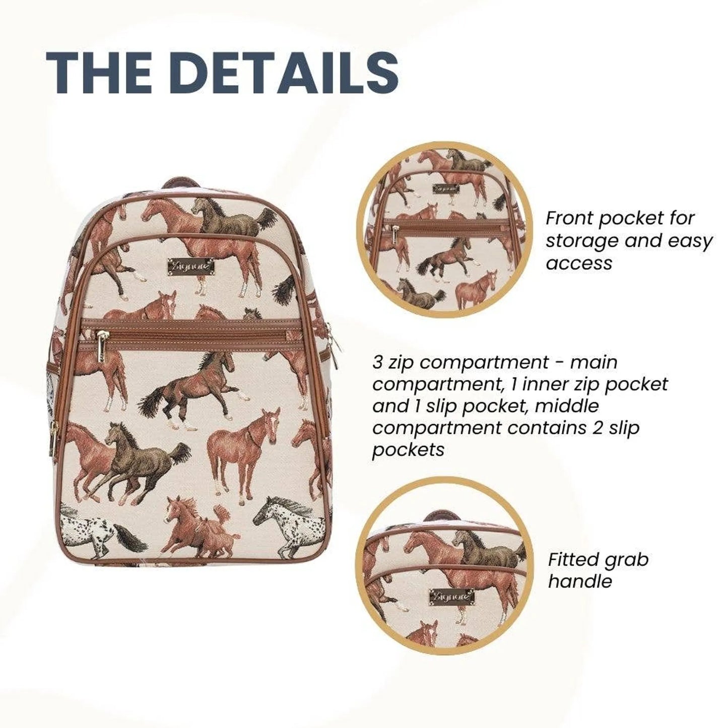 Running Horse Women's Backpack