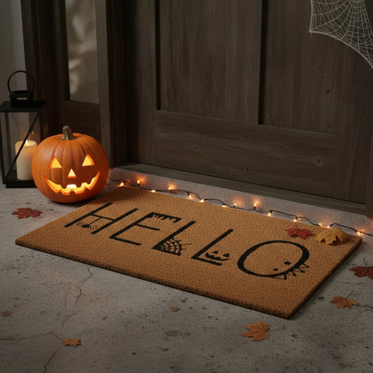Halloween Halloween Outdoor Coir Door Mat
