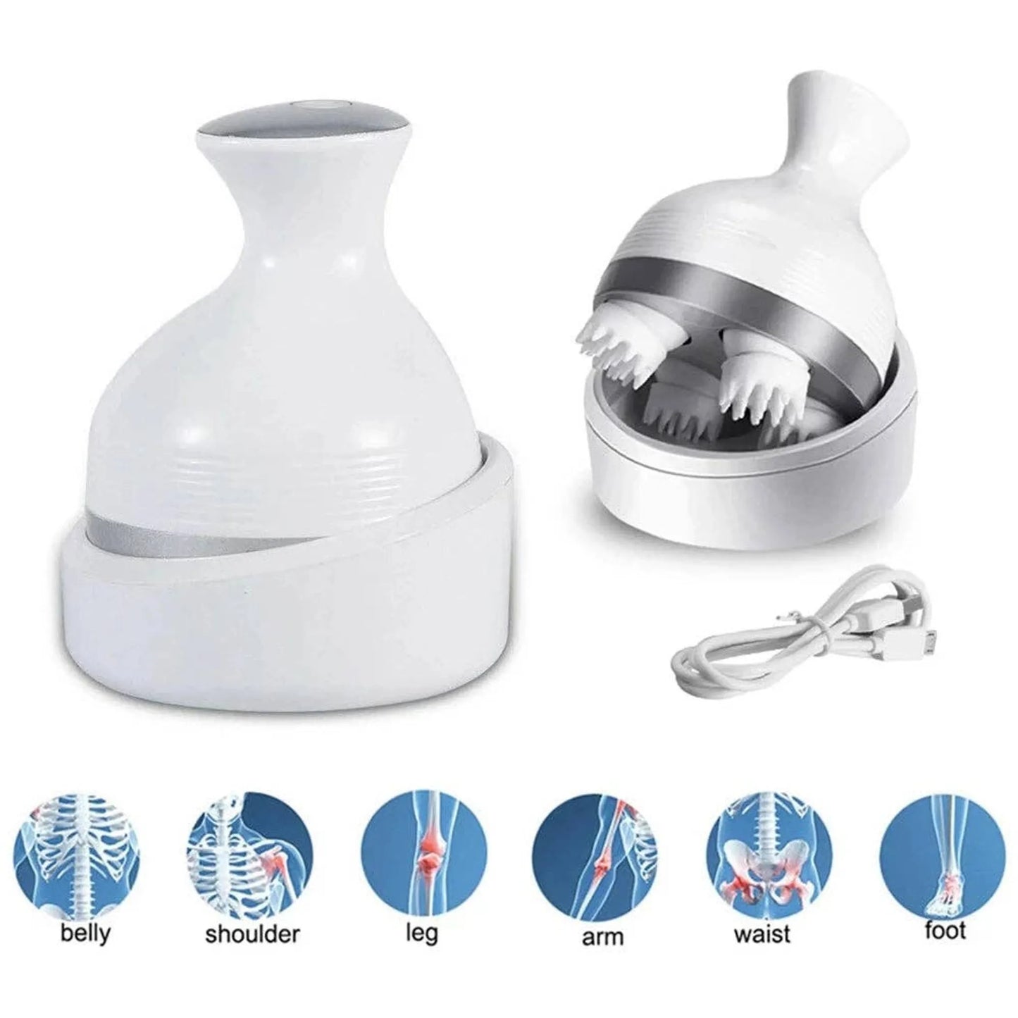 Deep Tissue Waterproof Scalp & Body Massager