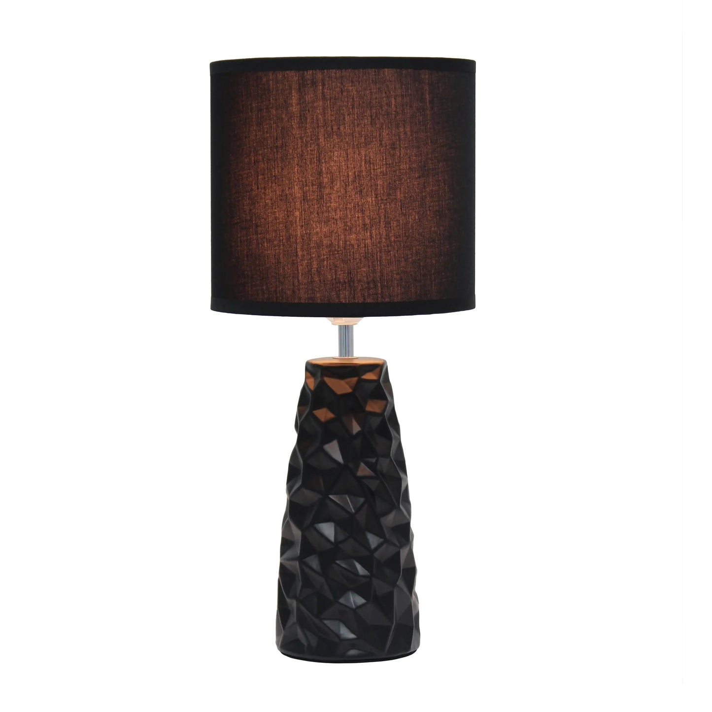 Simple Designs Sculpted Ceramic Table Lamp