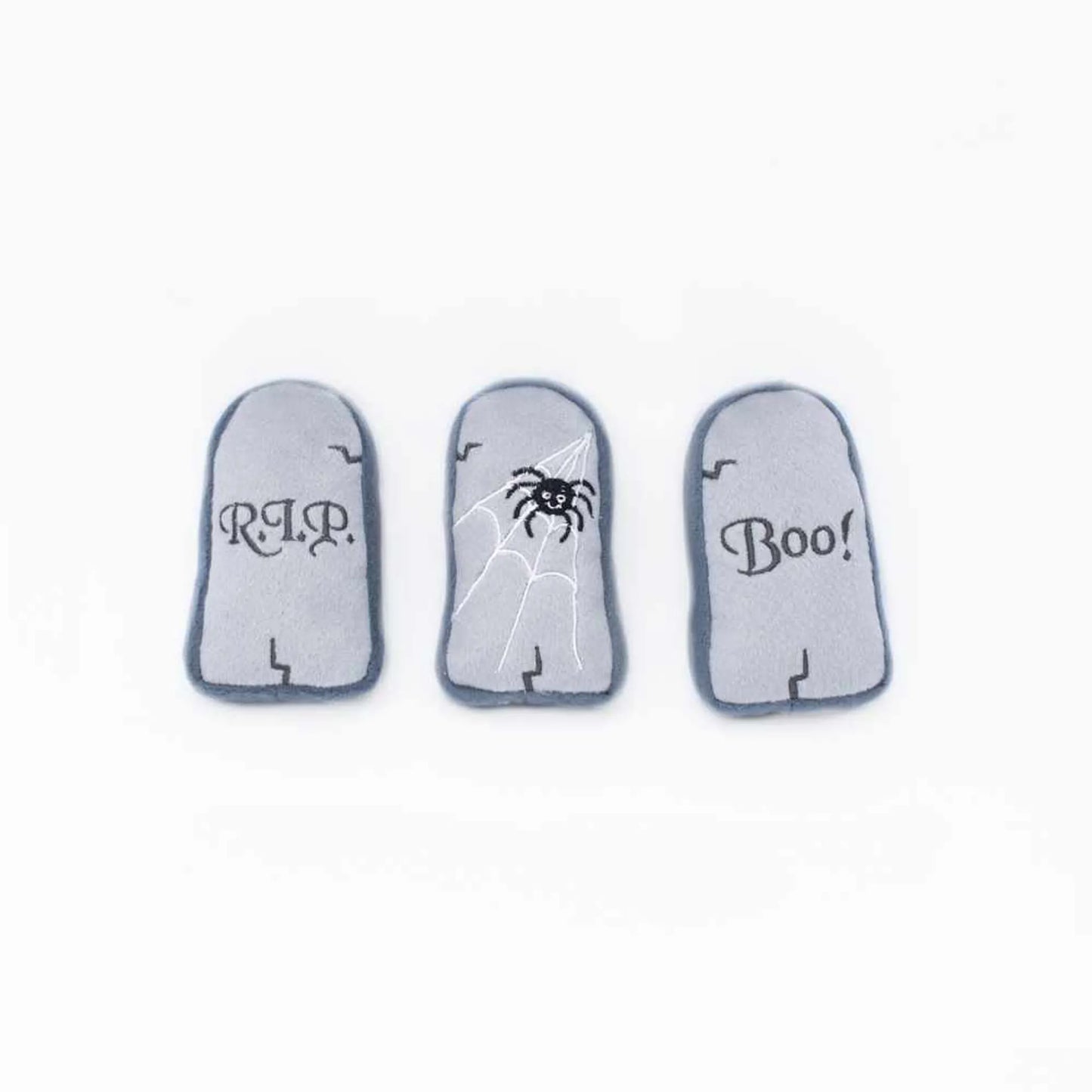 ZippyPaws Halloween Miniz 3Pack Tombstones