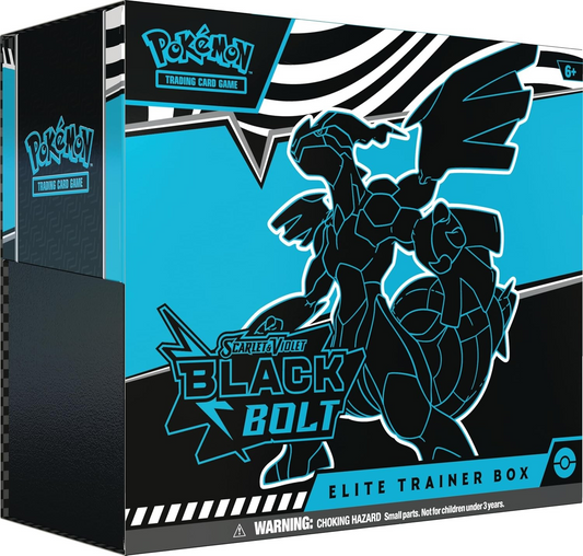 Pokémon Trading Card Games Scarlet & Violet 10.5 Black Bolt Elite Trainer Box