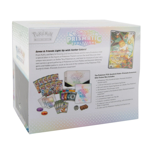 Pokémon TCG: Scarlet & Violet: Prismatic Evolutions – Elite Trainer Box