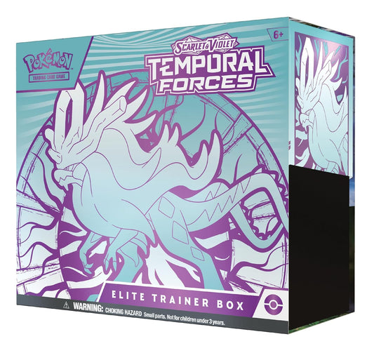 Pokémon TCG: carlet and Violet: Temporal Forces: Elite Trainer Box: Walking Wake