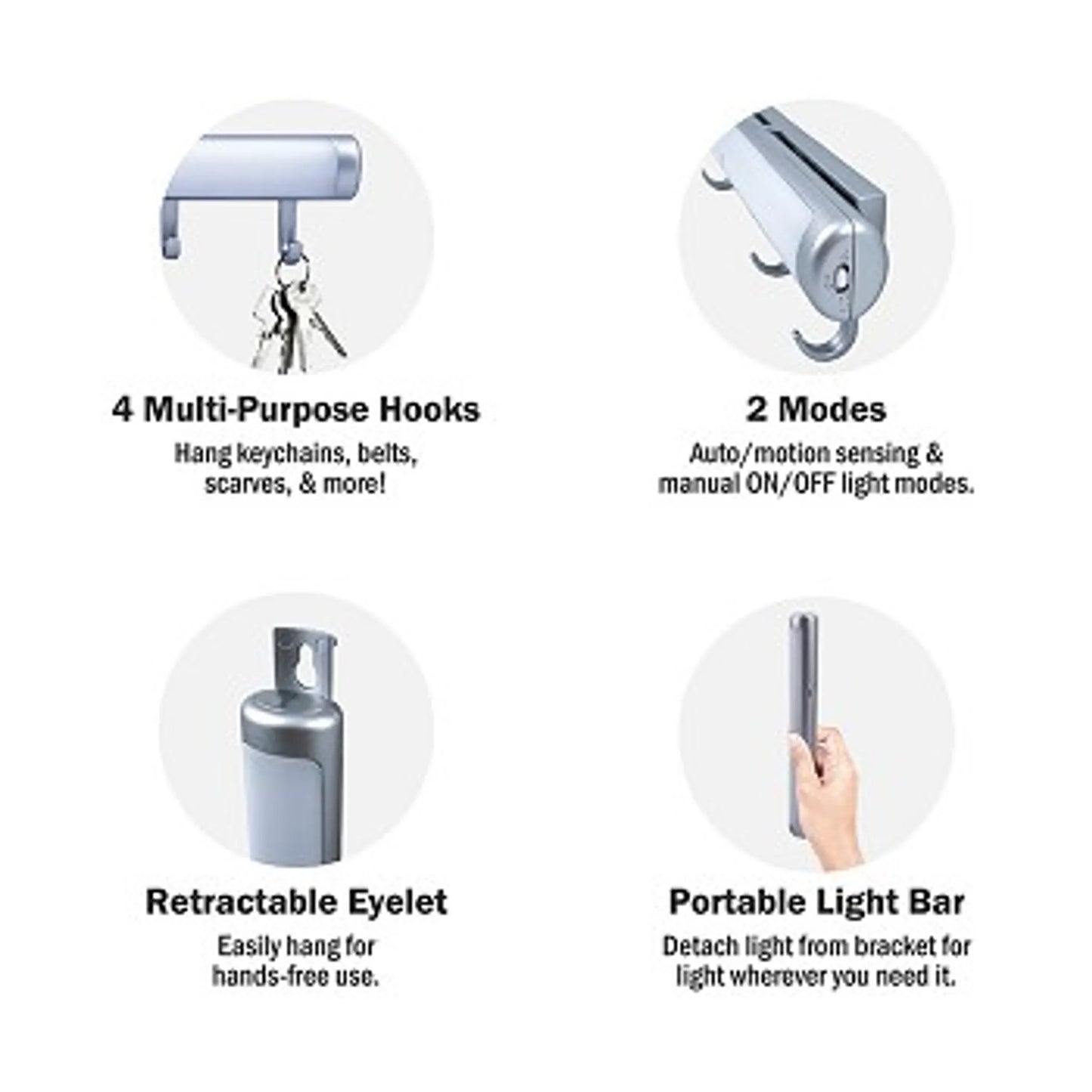 Genesis - Motion Sensing COB LED Illuminated Key Holder