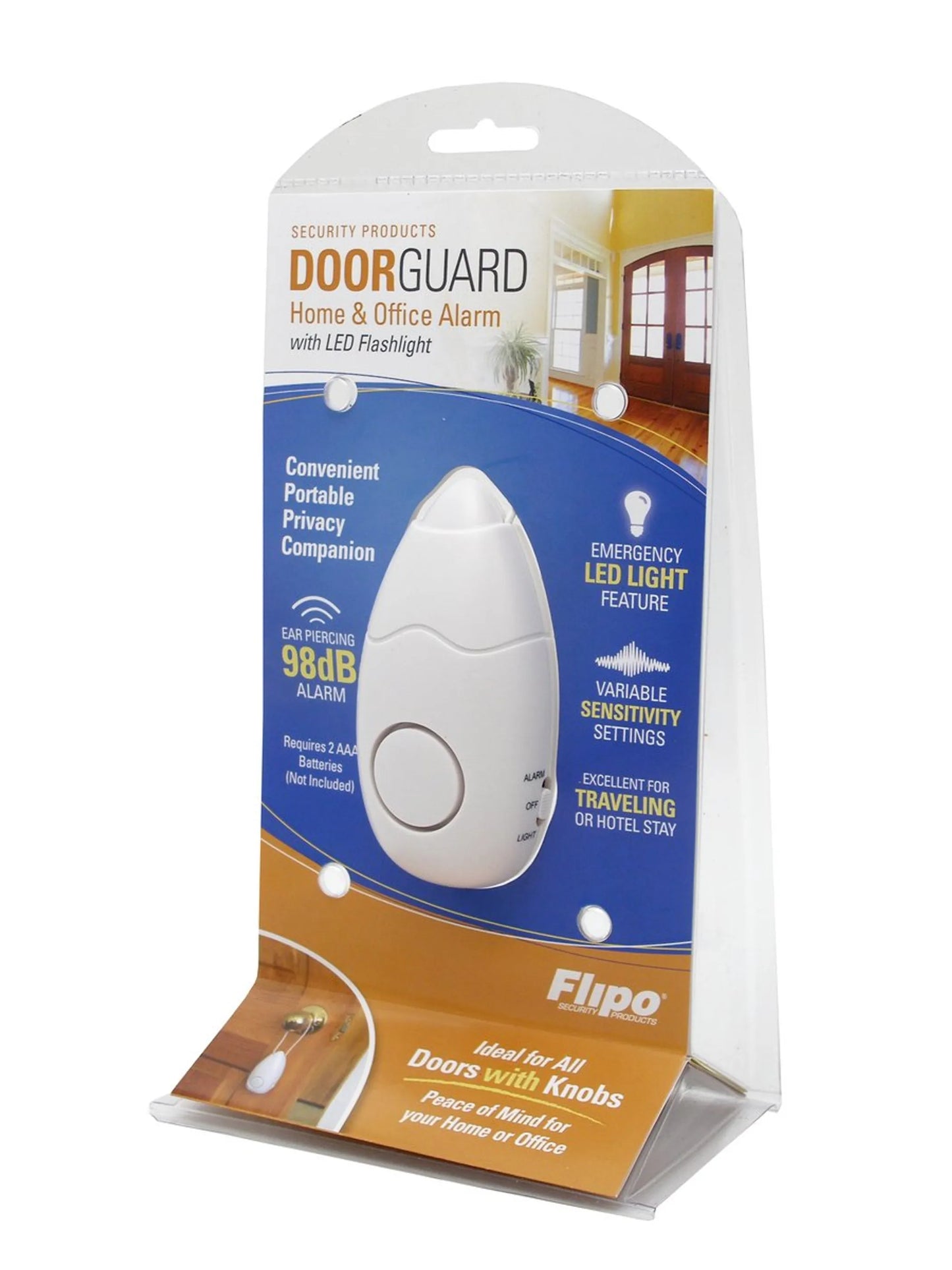Door Guard Alarm with Mini LED Light