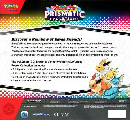 Pokémon TCG: Scarlet & Violet—Prismatic Evolutions Poster Collection