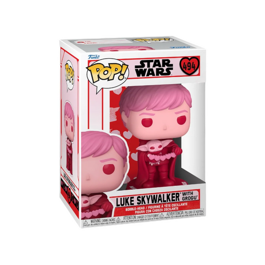 Funko Pop Luke Skywalker with Grogu #494