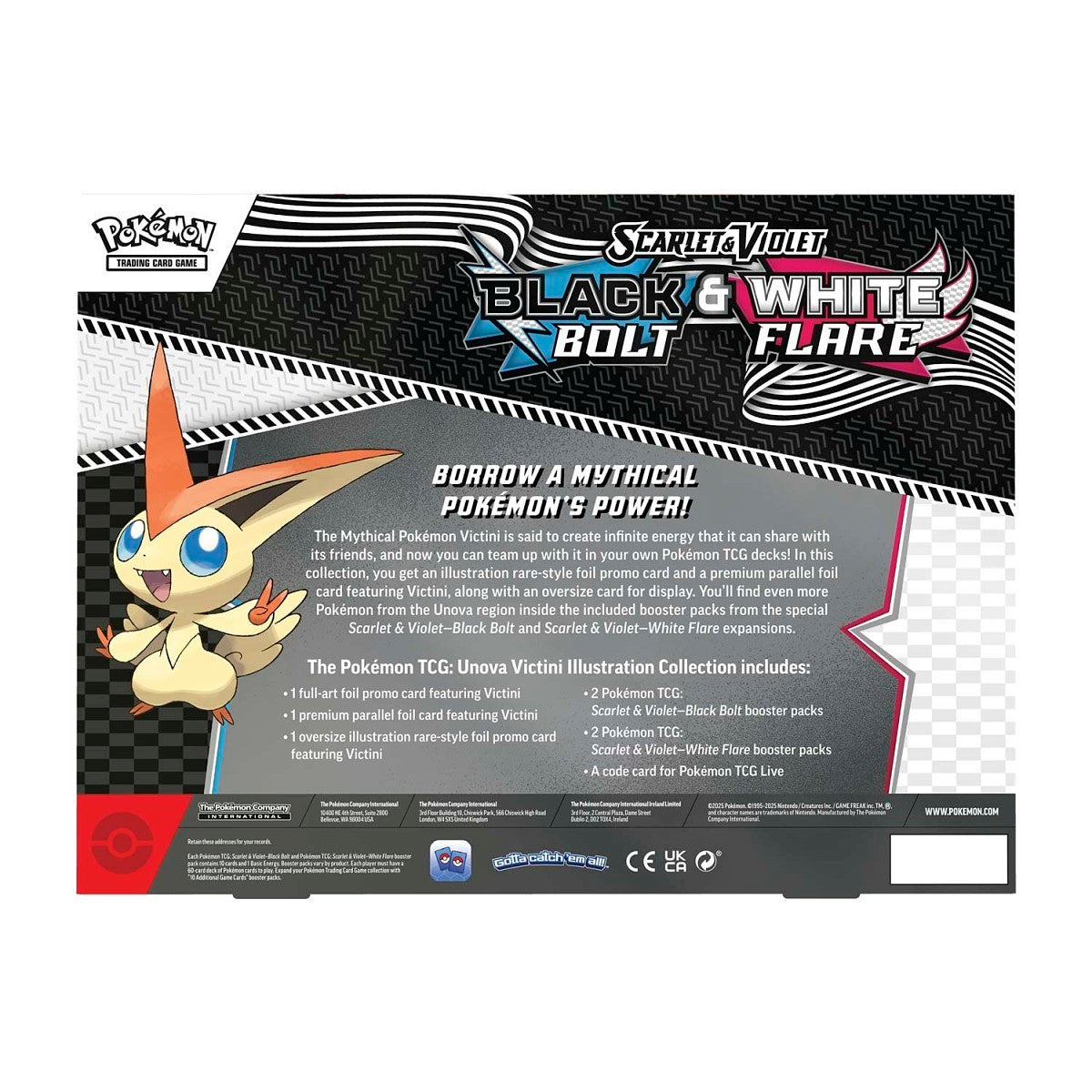 Pokémon TCG: Unova Victini Illustration Collection