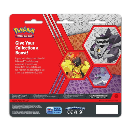 Pokémon TCG 3-Foil Card Booster Pack – Armarouge, Revavroom & Houndstone