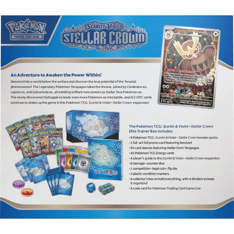 Pokémon Scarlet & Violet 7 Stellar Crown Elite Trainer Box