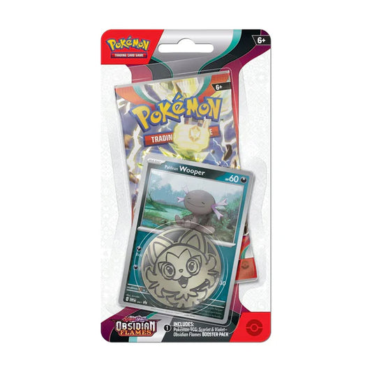 Pokémon Scarlet & Violet Obsidian Flames BLISTER Pack with Coin
