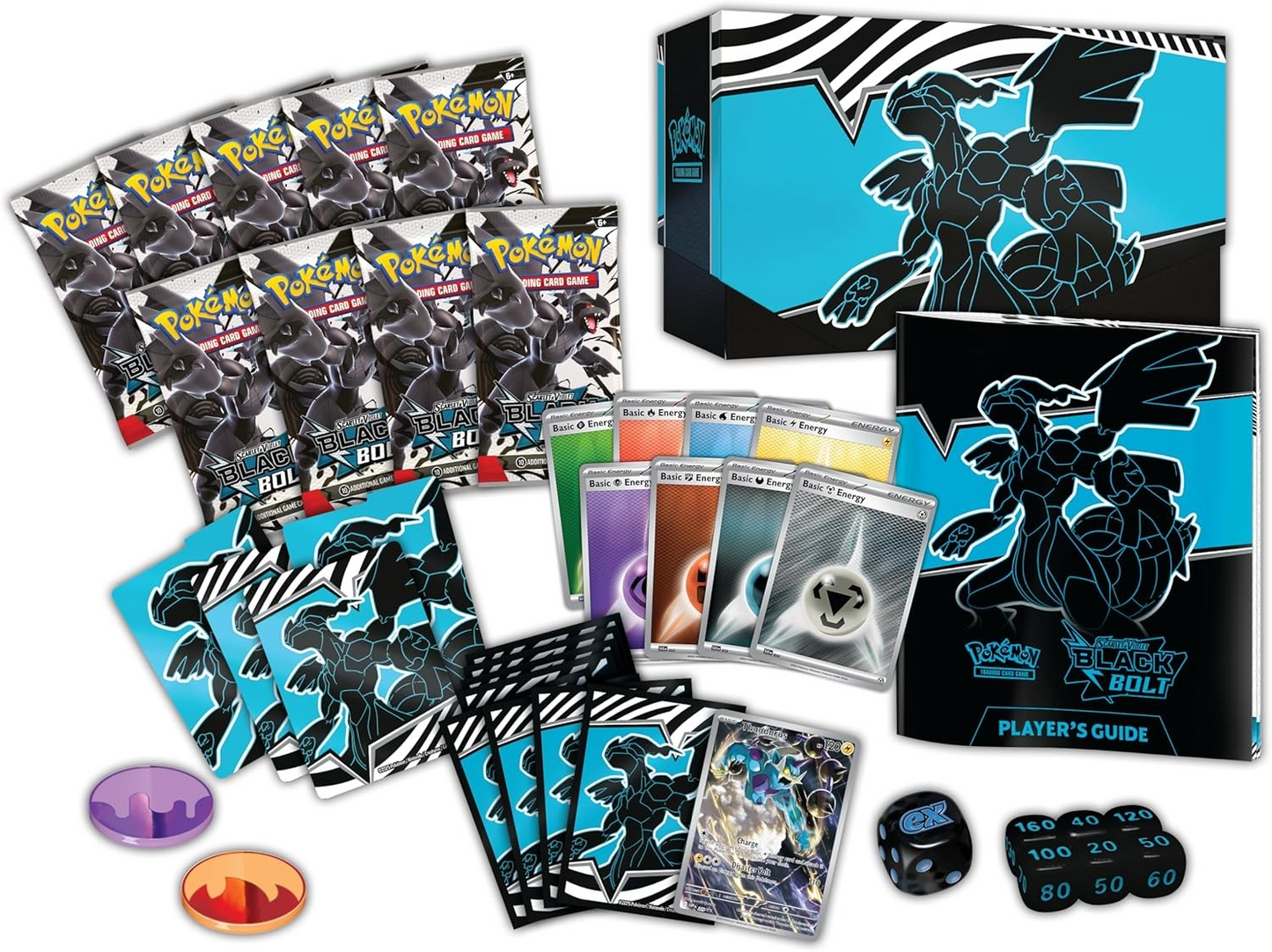 Pokémon Trading Card Games Scarlet & Violet 10.5 Black Bolt Elite Trainer Box