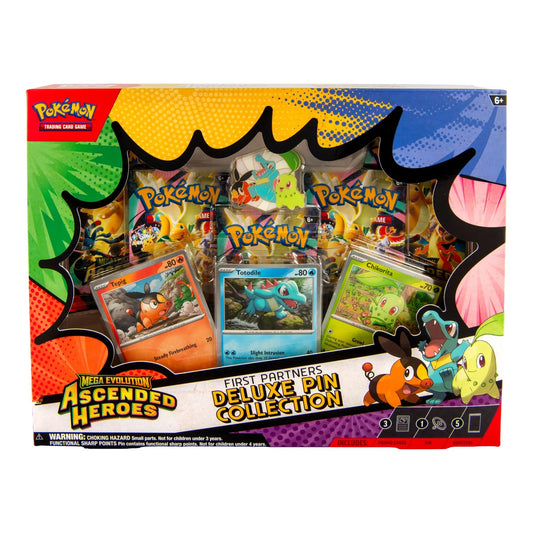 Pokémon TCG: Mega Evolution—Ascended Heroes First Partners Deluxe Pin Collection