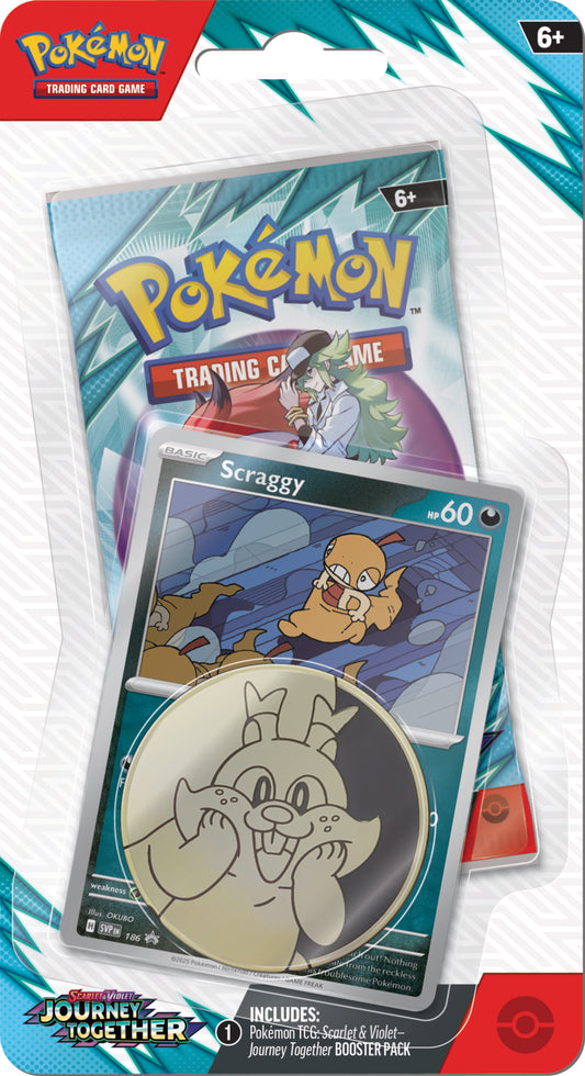 Pokémon Scarlet and Violet Journey Together Single Pack Blister with Coin