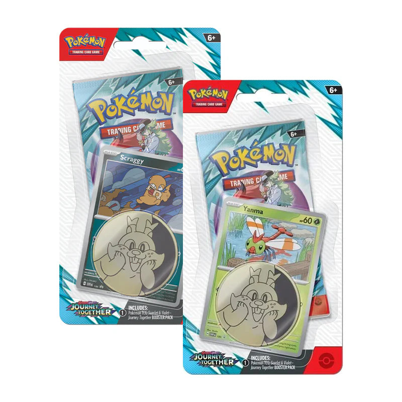 Pokémon Scarlet and Violet Journey Together Single Pack Blister with Coin
