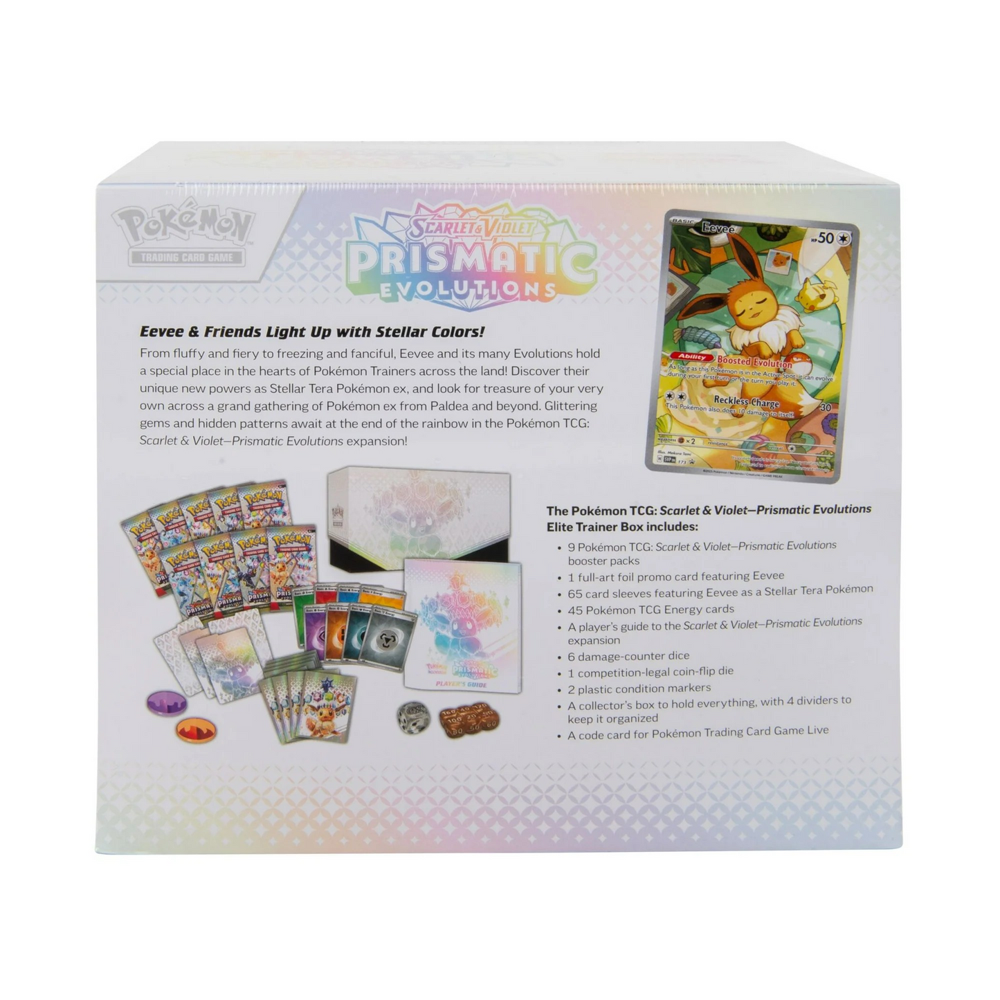 Pokémon TCG: Scarlet & Violet: Prismatic Evolutions – Elite Trainer Box