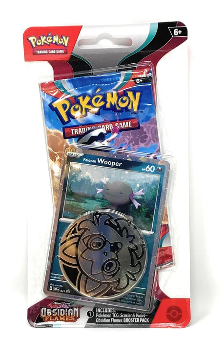 Pokémon Scarlet & Violet Obsidian Flames BLISTER Pack with Coin