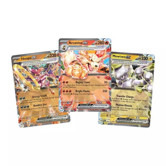 Pokémon TCG: Tera Team ex Premium Collection Box – 9 Booster Packs + 5 Foil Cards