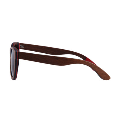 Barcelona D-Frame SkateBoard Wood Sunglasses