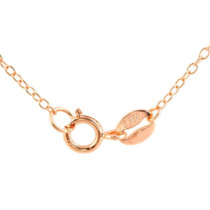 Collette Z Rose Goldplated Sterling Silver Cubic Zirconia Marquise Shape Necklace