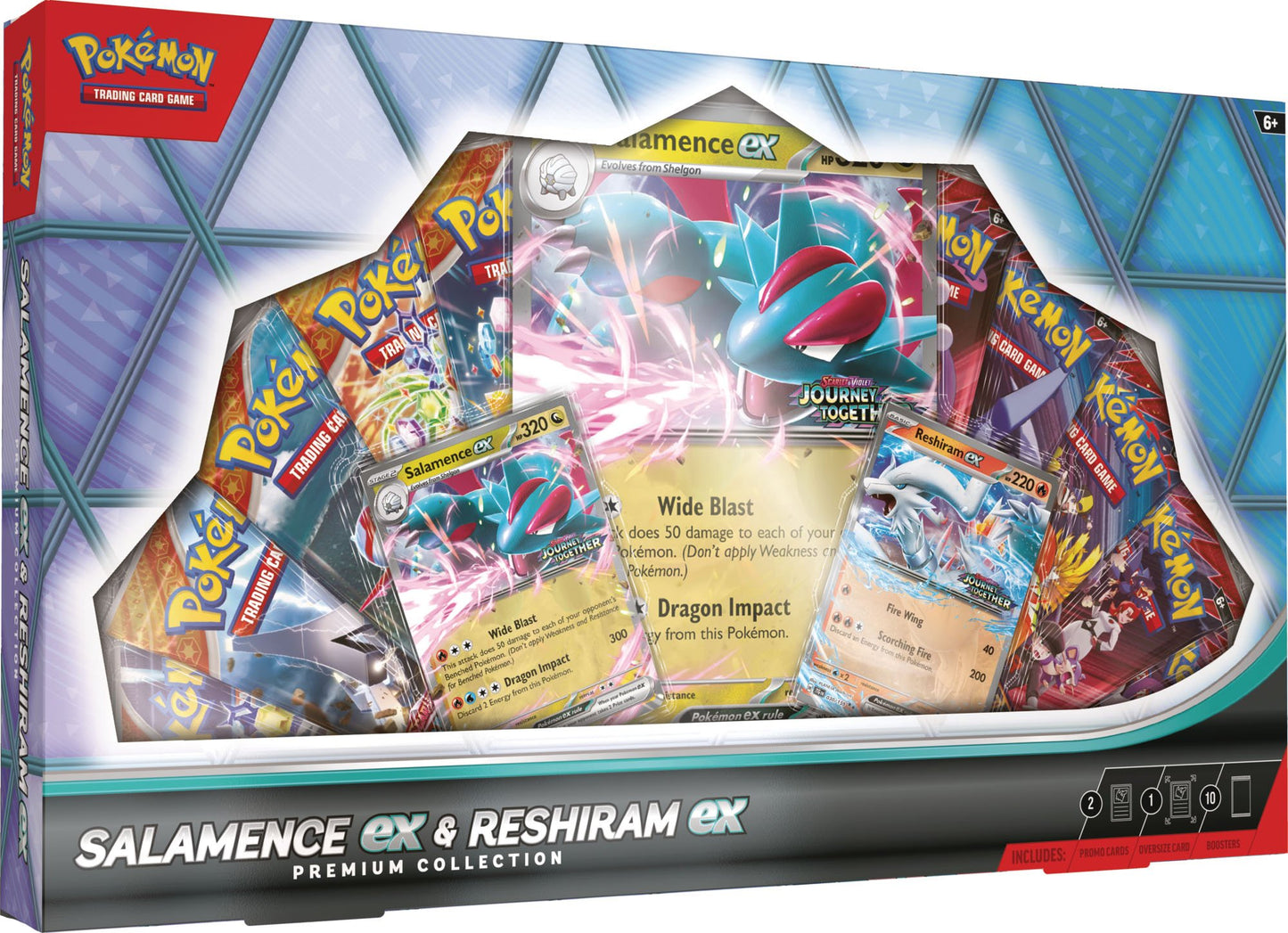 Pokémon - Trading Card Game: Salamence ex & Reshiram ex Premium Collection
