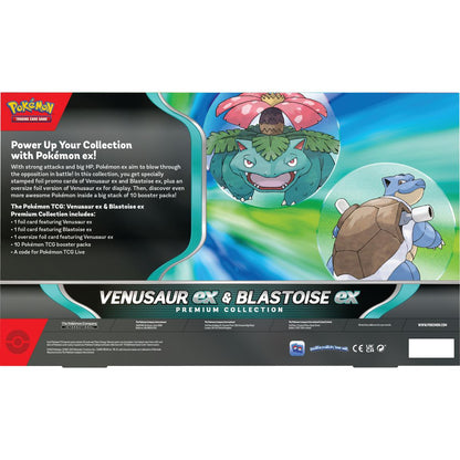 Pokémon Trading Card Game: Venusaur ex and Blastoise ex Premium Collection