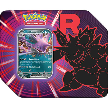 Pokémon Trading Card Game: Team Rocket Tin (Styles May Vary)