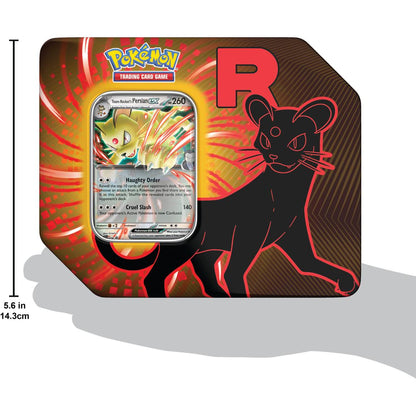 Pokémon Trading Card Game: Team Rocket Tin (Styles May Vary)