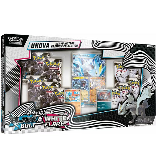 Pokémon Trading Card Game: Bolt & White Flare Unova Heavy Hitters Premium Collection