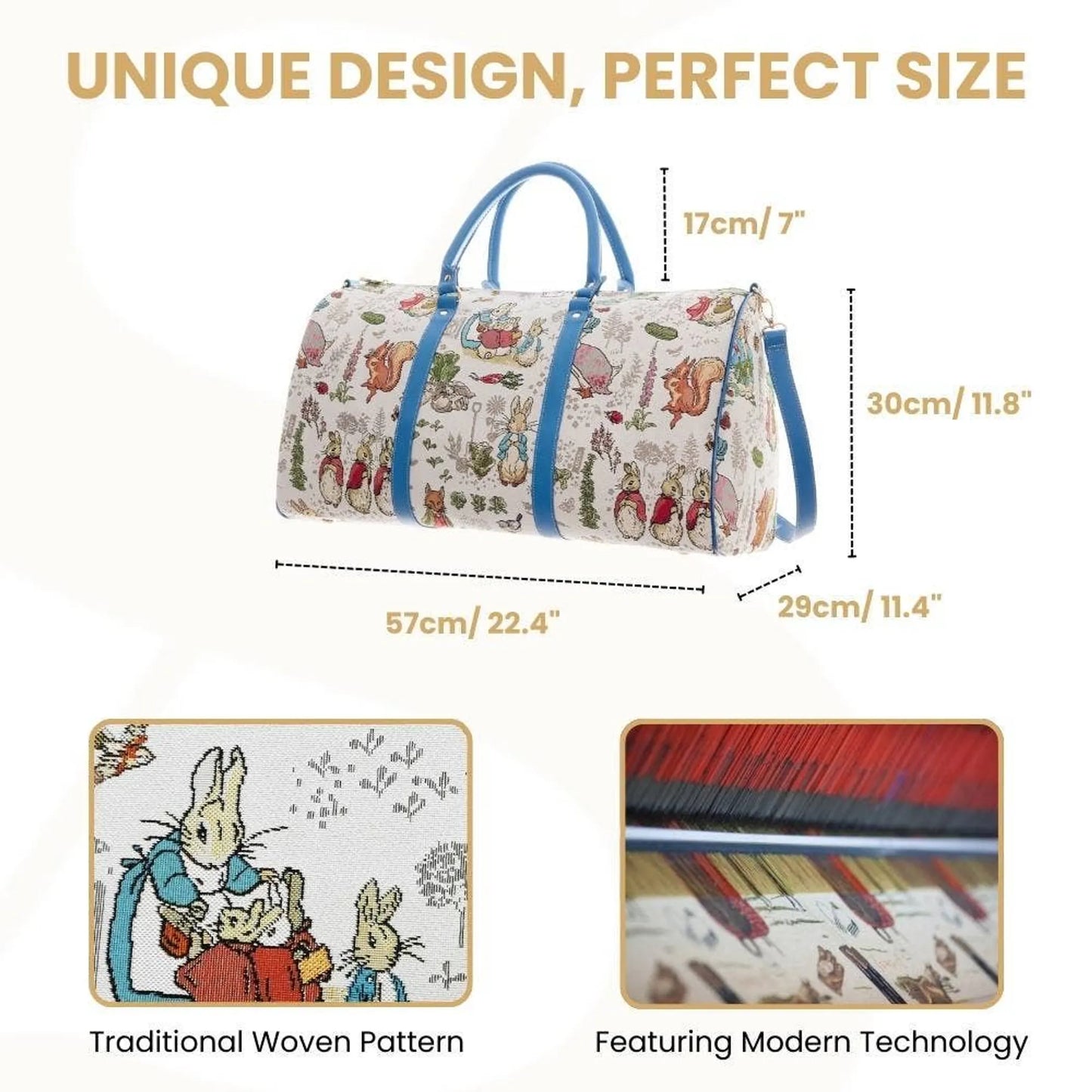 BHOLD-BP-PETER  Peter Rabbit Big Holdall/Duffel Bag