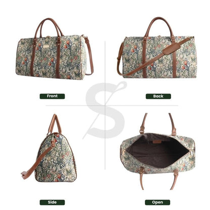 BHOLD-GLILY  William Morris Golden Lily Big Holdall/Duffel Bag