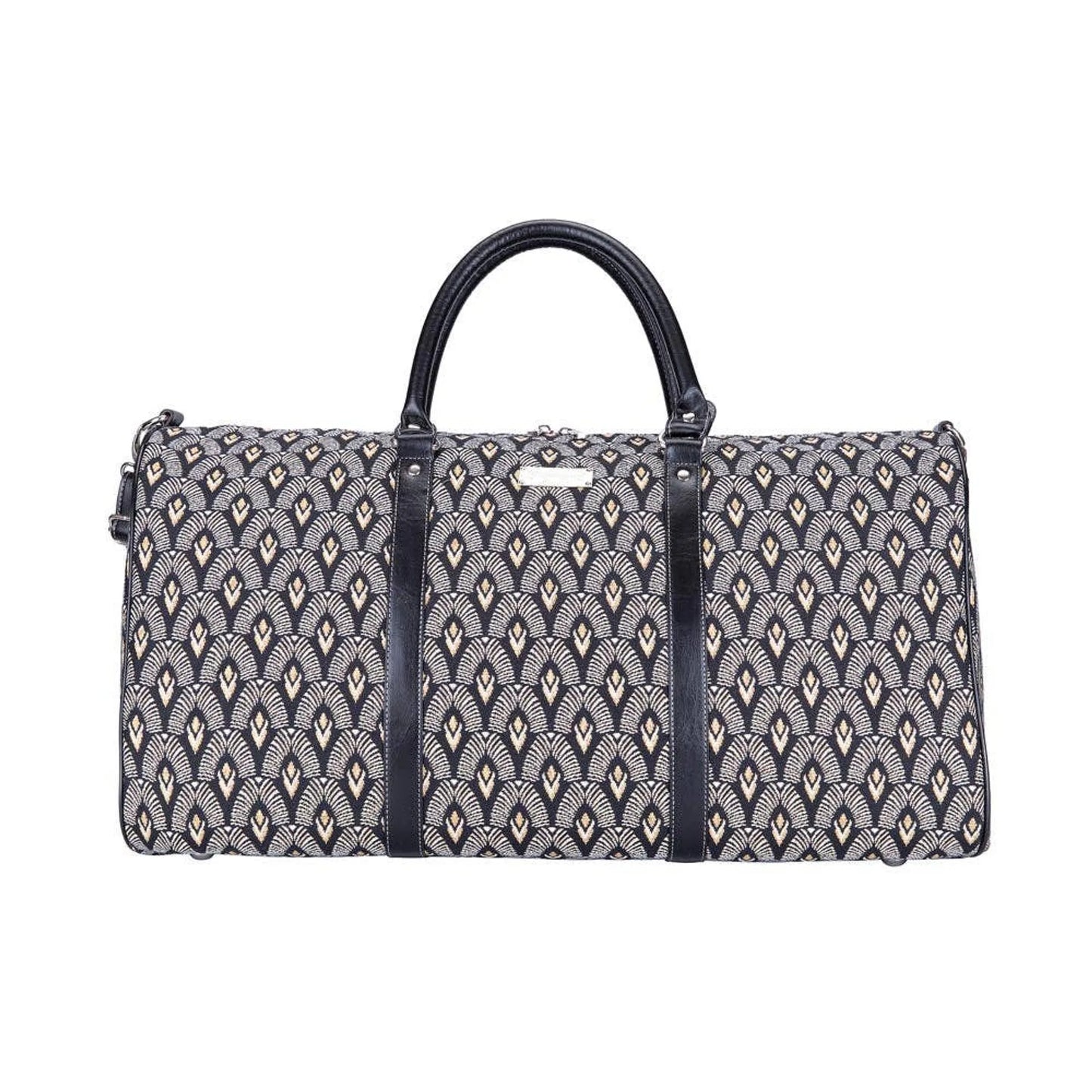 BHOLD-LUXOR  Black And White Luxor Big Holdall/Duffel Bag