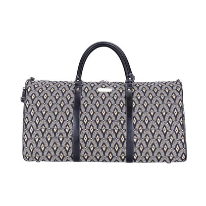 BHOLD-LUXOR  Black And White Luxor Big Holdall/Duffel Bag