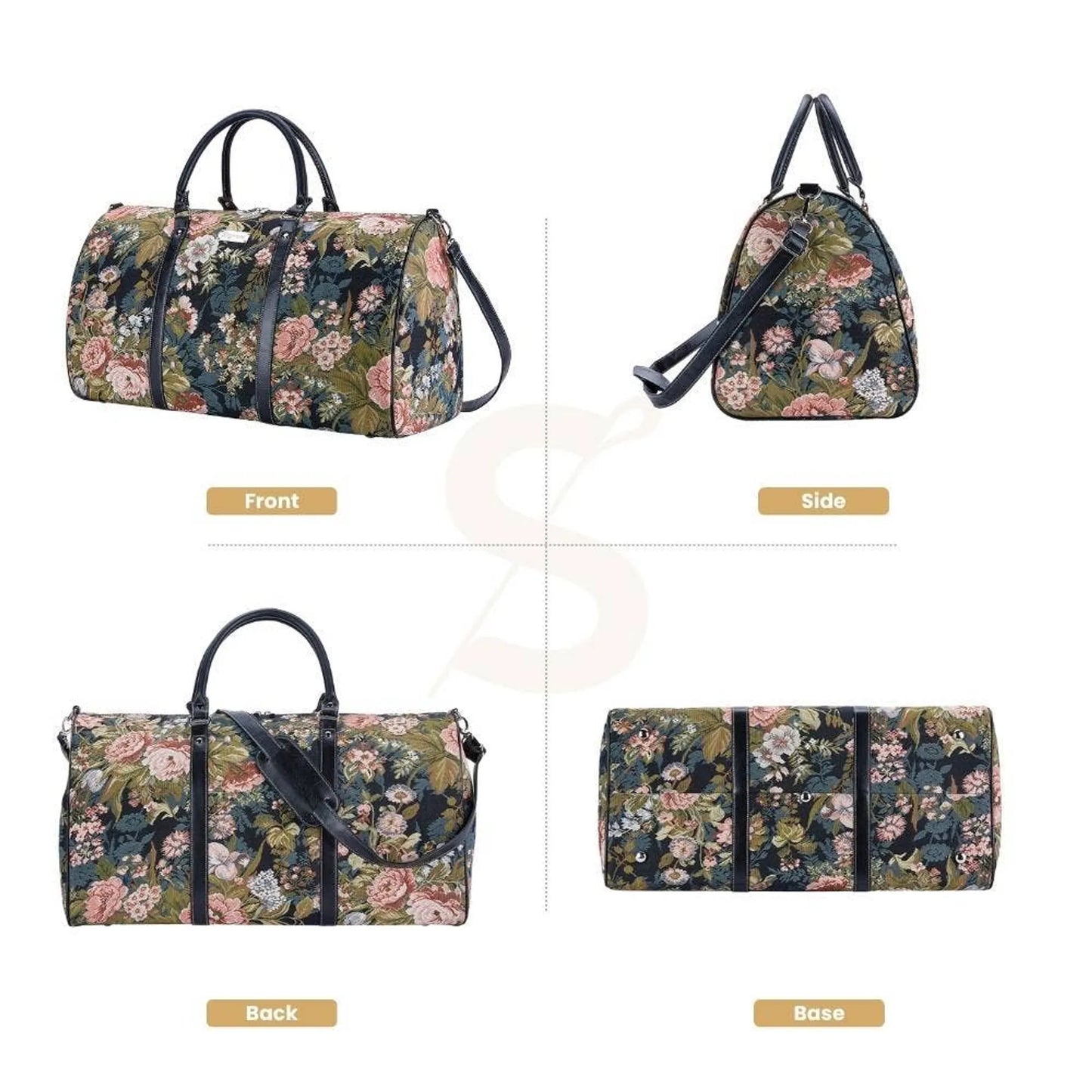 Peony Big Holdall Duffel Weekender Bag for Women