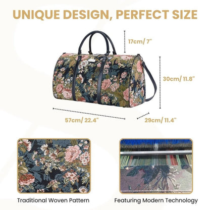Peony Big Holdall Duffel Weekender Bag for Women