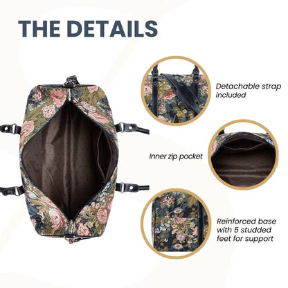Peony Big Holdall Duffel Weekender Bag for Women