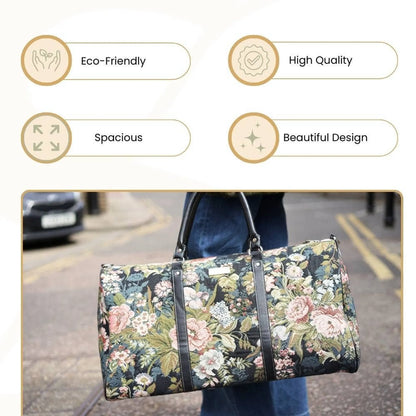 Peony Big Holdall Duffel Weekender Bag for Women
