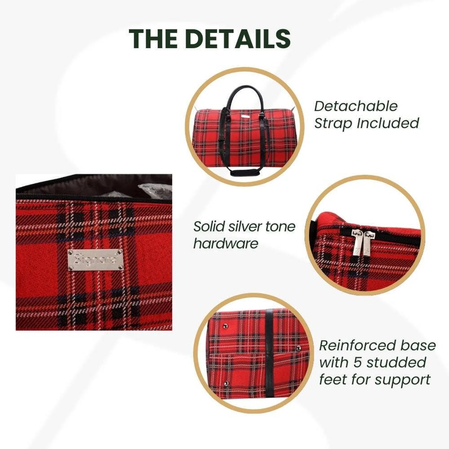 Royal Stewart Tartan Women's Weekender Duffel Bag