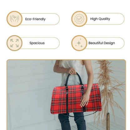 Royal Stewart Tartan Women's Weekender Duffel Bag