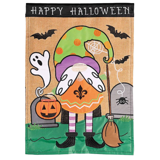 Flag Halloween Gnome Polyester