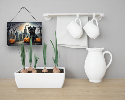 Spooky Halloween Wall or Door Hanging Prints - Size: 8HX12W | Pack Of: 1 | Collection name: Spooky halloween