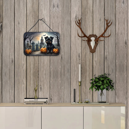 Spooky Halloween Wall or Door Hanging Prints - Size: 8HX12W | Pack Of: 1 | Collection name: Spooky halloween