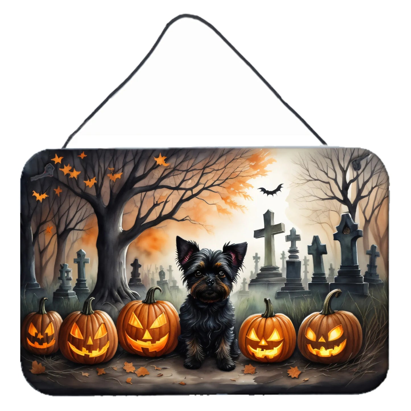Spooky Halloween Wall or Door Hanging Prints - Size: 8HX12W | Pack Of: 1 | Collection name: Spooky halloween