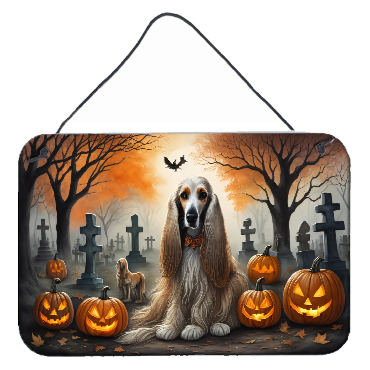 Spooky Halloween Wall or Door Hanging Prints - Size: 8HX12W | Pack Of: 1 | Collection name: Spooky halloween