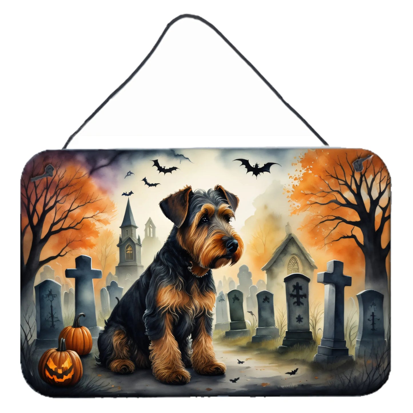 Spooky Halloween Wall or Door Hanging Prints - Size: 8HX12W | Pack Of: 1 | Collection name: Spooky halloween