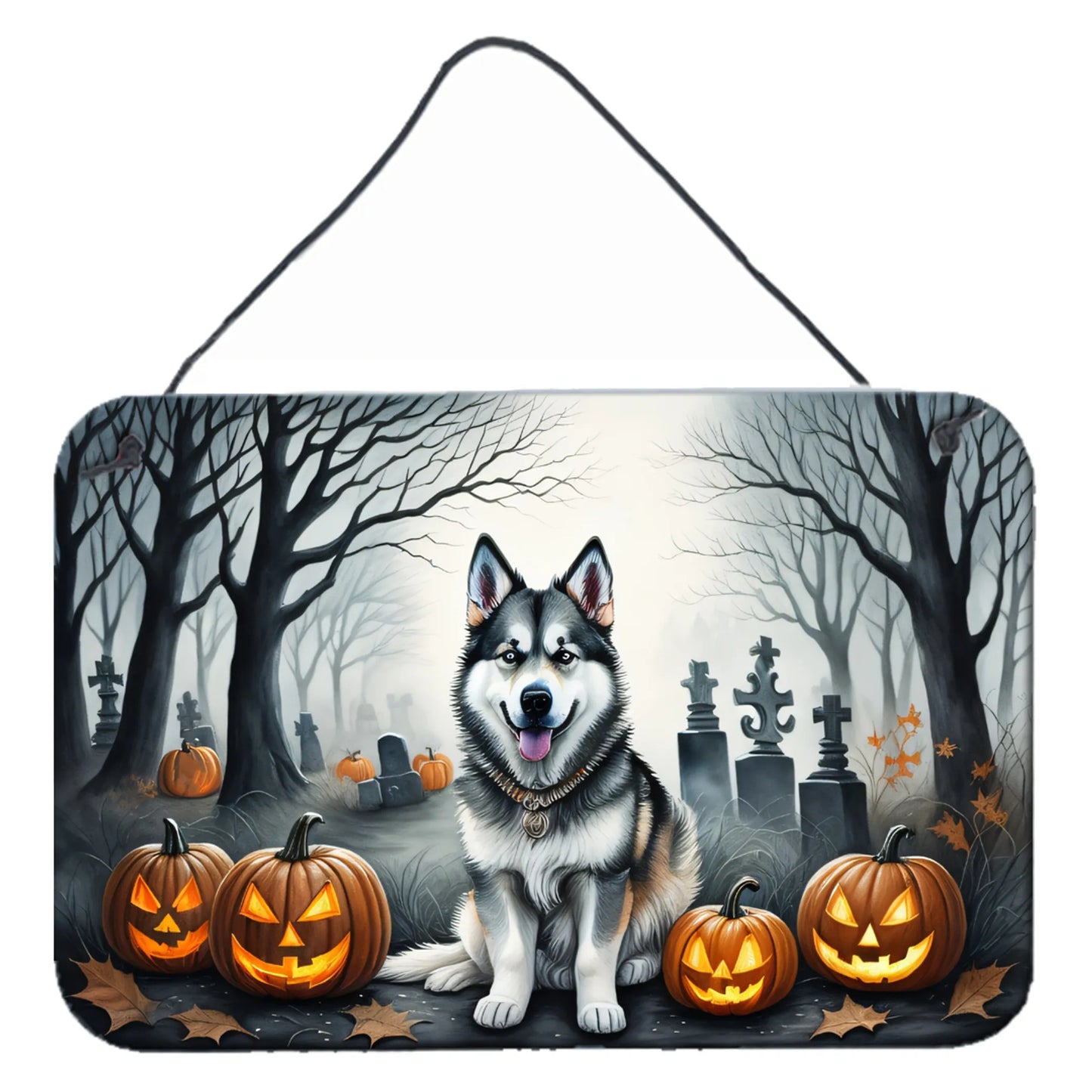 Spooky Halloween Wall or Door Hanging Prints - Size: 8HX12W | Pack Of: 1 | Collection name: Spooky halloween