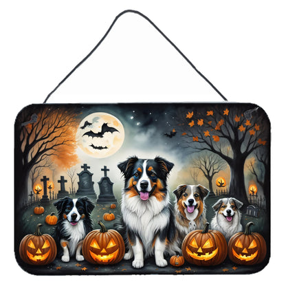 Spooky Halloween Wall or Door Hanging Prints - Size: 8HX12W | Pack Of: 1 | Collection name: Spooky halloween